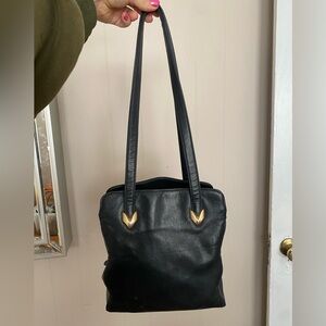 Vintage Black Shoulder Bag